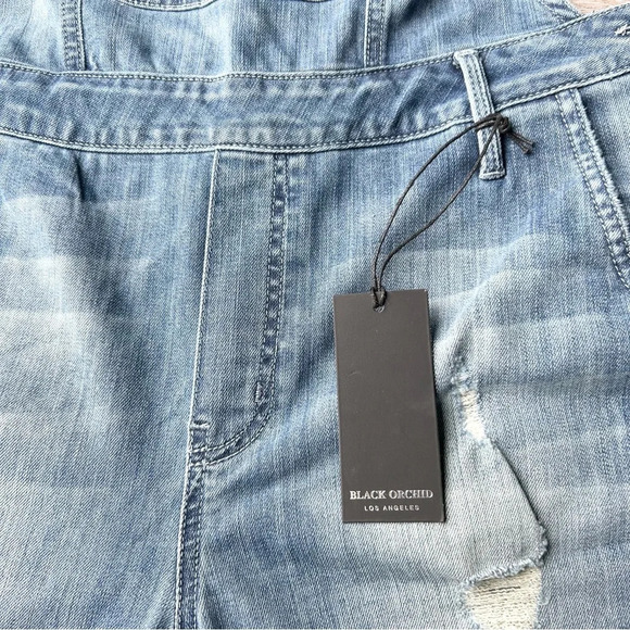 NWT Black Orchid Skinny Overall in Risky Business - Picture 6 of 16